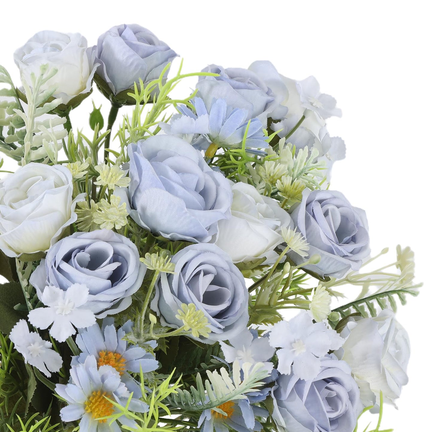 Artificial Flowers 3 Pack Artificial Fake Flowers Bouquet Wedding Bouquets Decorations Plastic Floral for Party Home Décor